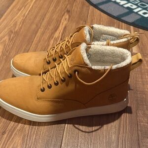 Timberland Men's Brown High-Top Sneakers